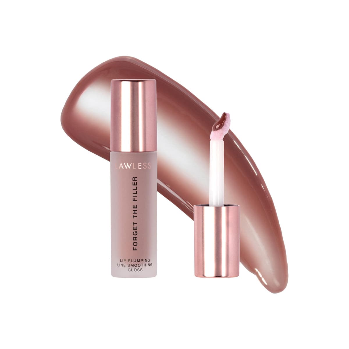 Forget The Filler Lip Plumper Line Smoothing Gloss, George