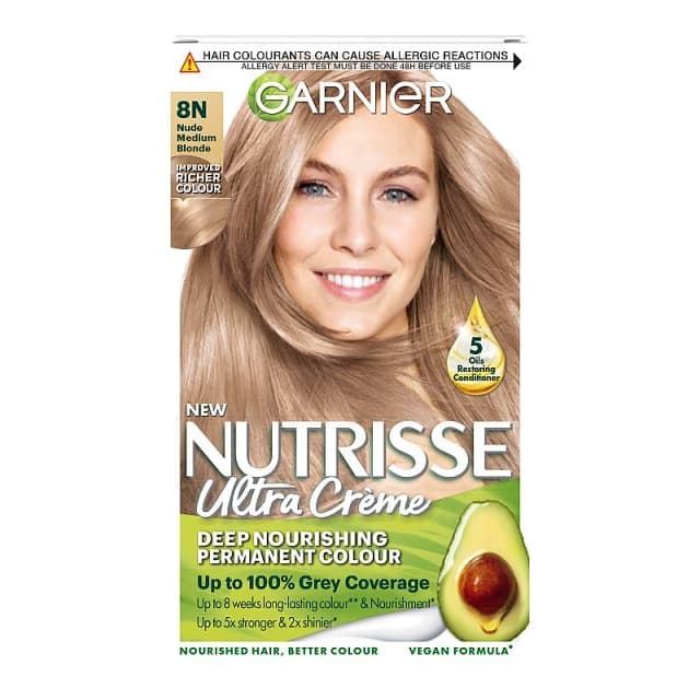 Nude Hair Dye 8.132 Medium Blonde