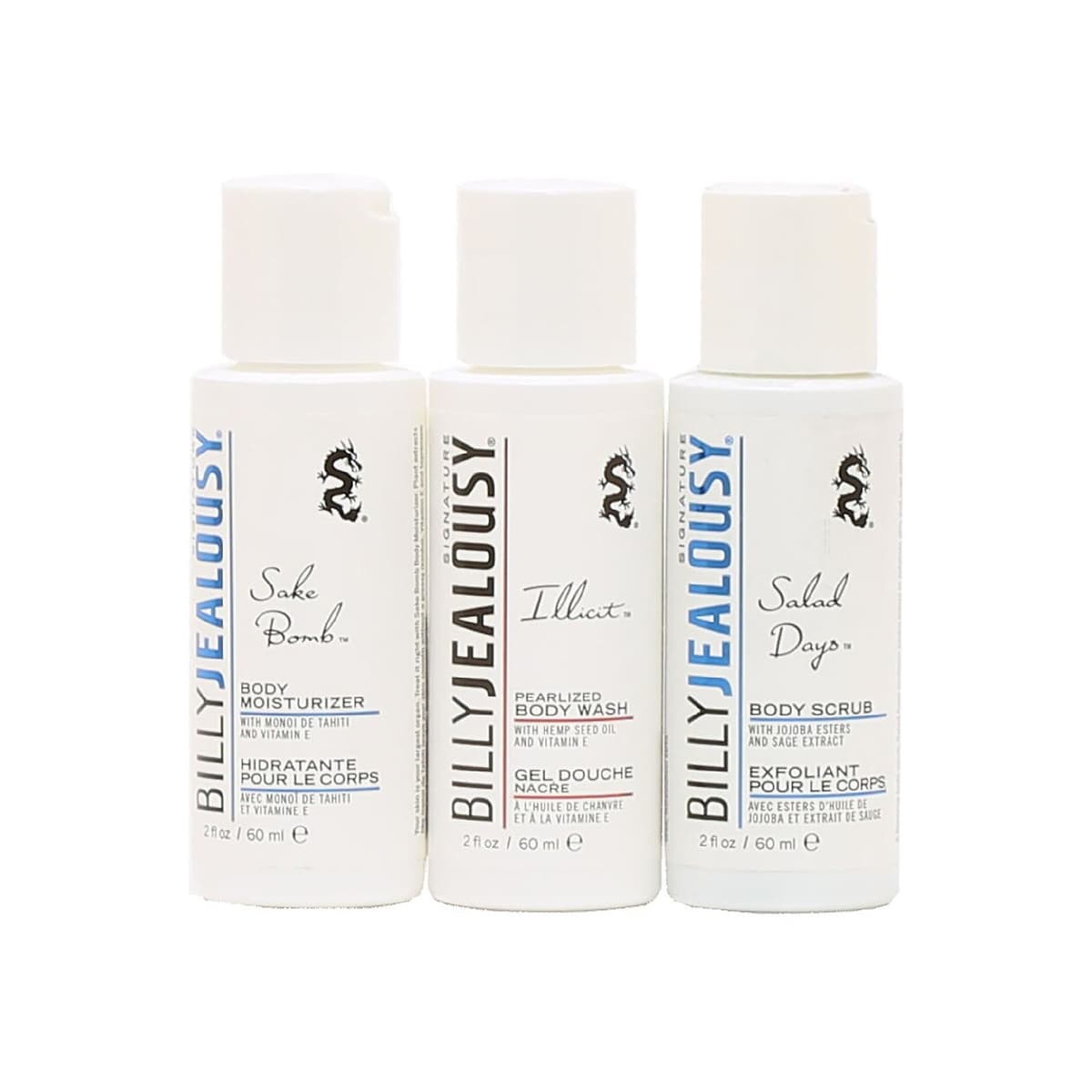 Cleanser, Moisturizer, Body Wash Set