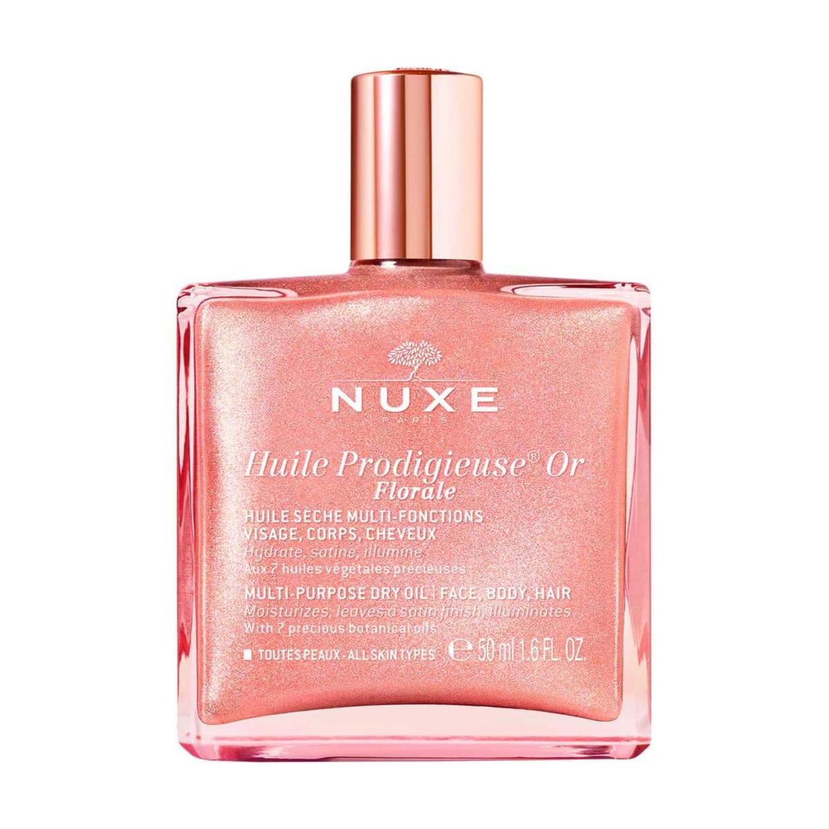 Huile Prodigieuse® Floral Gold Shimmer Multi-Purpose Dry Oil for Face, Body and Hair