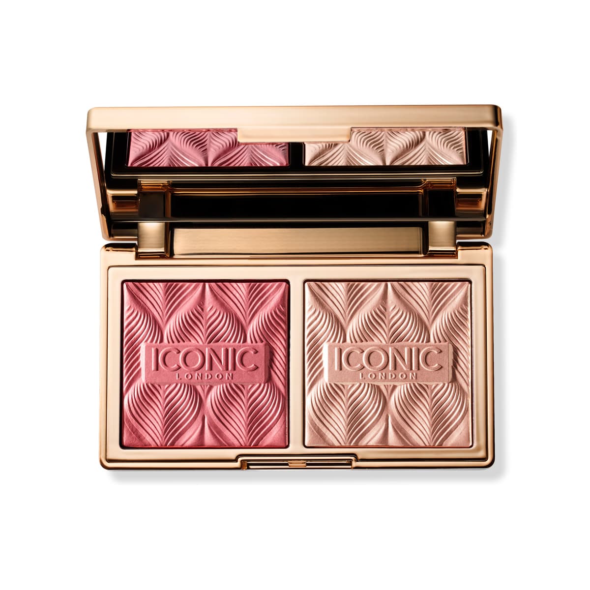 Silk Glow Duo Blush & Highlight Gel-Powders, Rose Glow