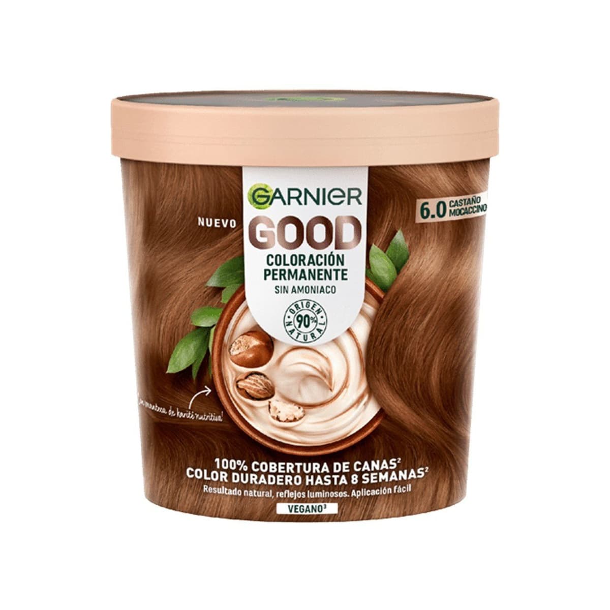 Good Permanent Hair Dye 6.0 Mochaccino Brown