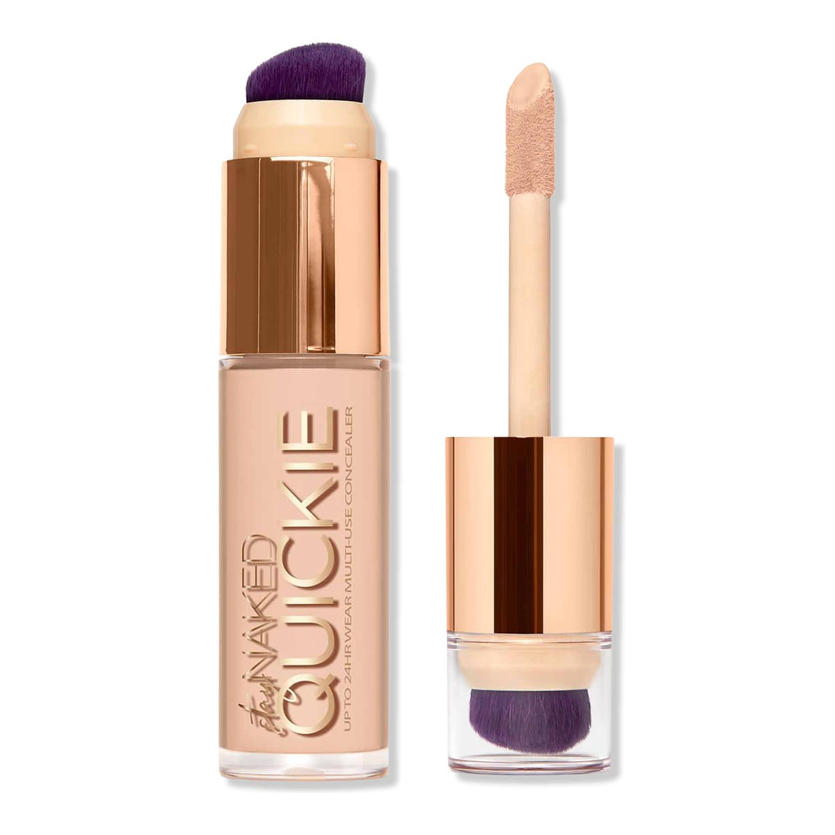 Quickie 24HR Full-Coverage Waterproof Concealer, 40WY Medium Warm Yellow