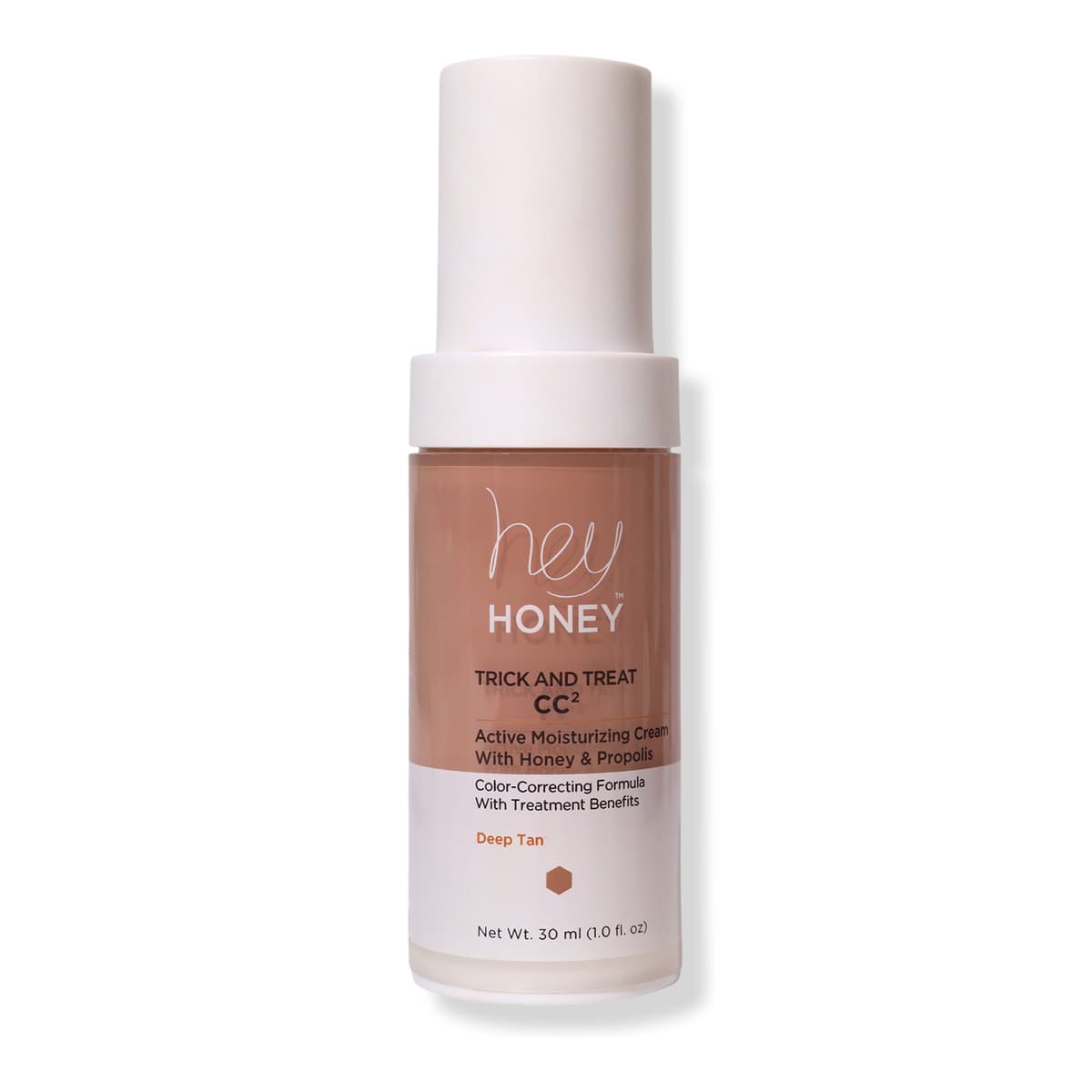 Trick and Treat CC² Active Propolis Color Correcting Cream With Broad Spectrum SPF 45, Deep Tan