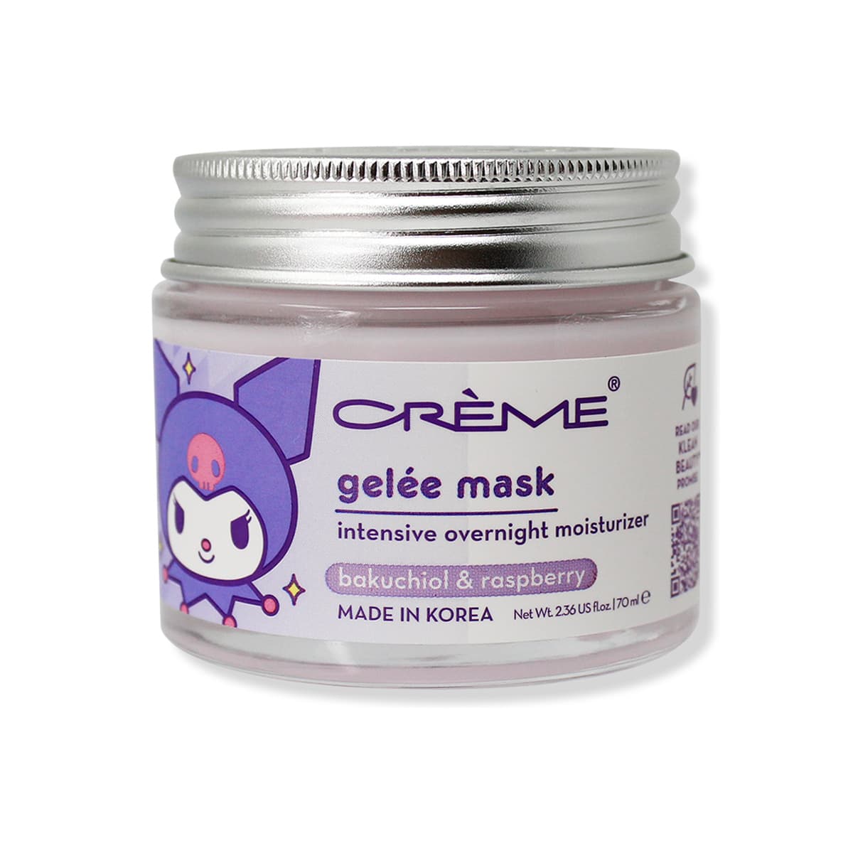 Sanrio Kuromi Klean Beauty Intensive Overnight Moisture Gelee Mask