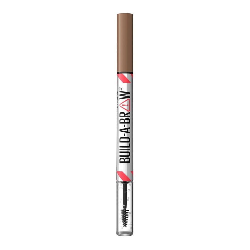 Build-A-Brow 2-In-1 Brow Pen + Sealing Gel Eyebrow Makeup, Soft Brown