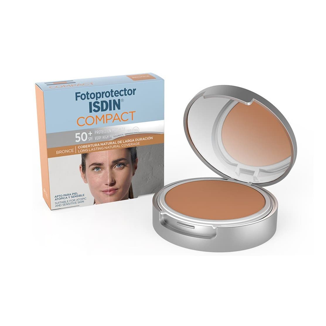 Fotoprotector Compact SPF50+ Color Bronze