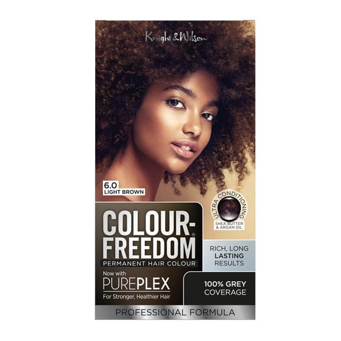 Colour Freedom Permanent Hair Colour. 6.0 Light Brown.