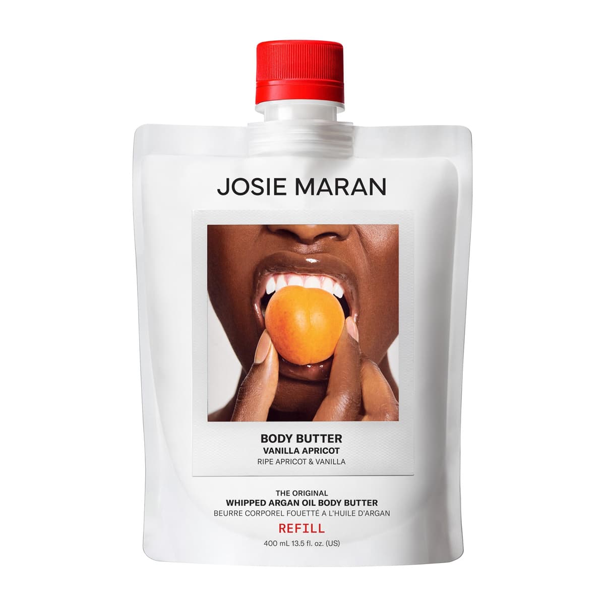 Vanilla Apricot - Whipped Argan Oil Refillable Firming Body Butter Jar
