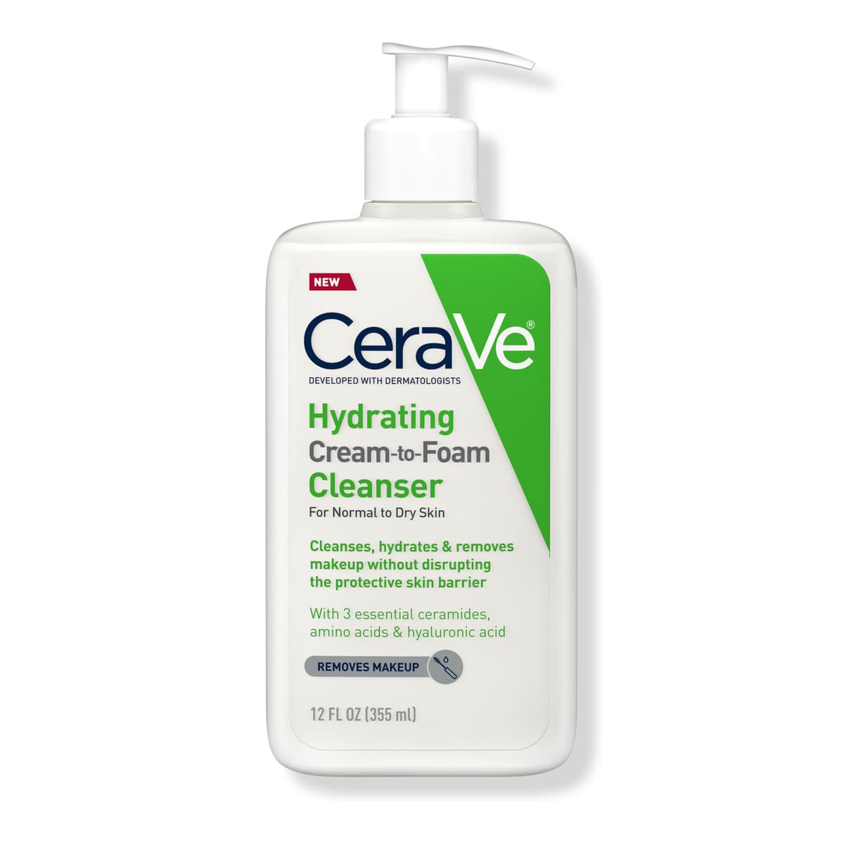 Hydrating Cream-to-Foam Face Wash for Balanced to Dry Skin