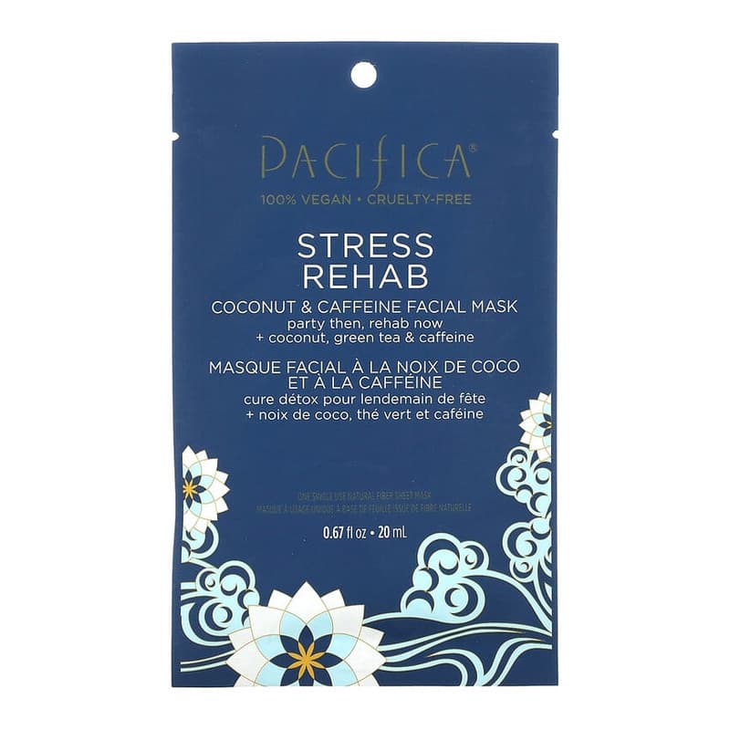 Stress Rehab, Coconut & Caffeine Beauty Facial Mask