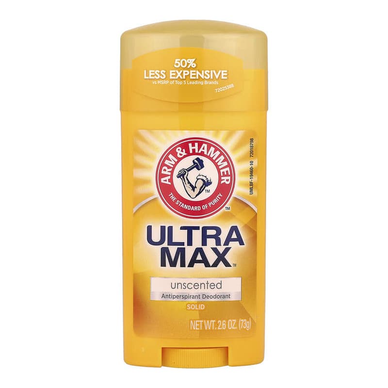 UltraMax, Solid Antiperspirant Deodorant, Unscented