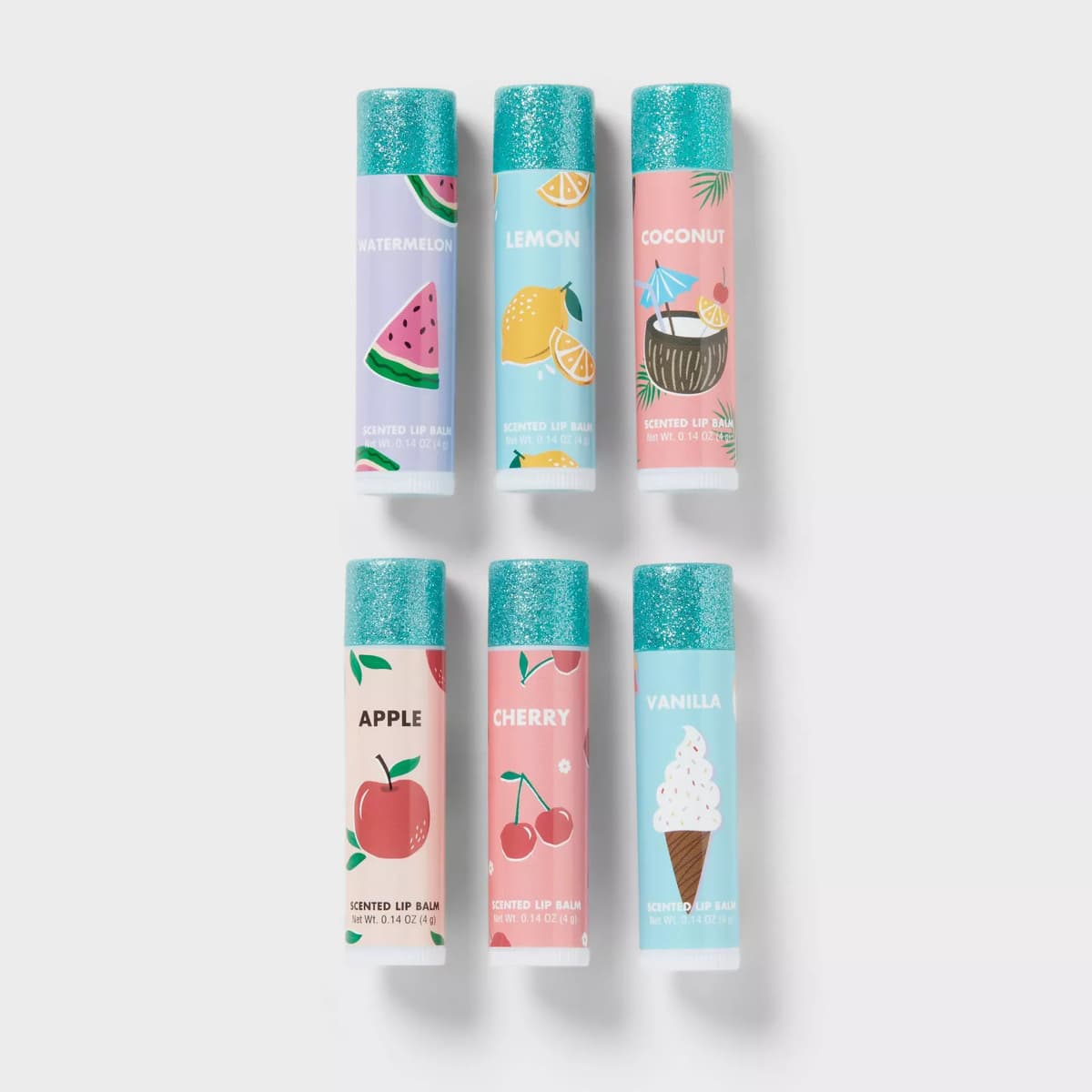 Lip Balm Set Clear - Spritz™: Girls Lip Balm, Kids' Lip Gloss, Moisturizing, Travel Size, Tween & Teen Friendly