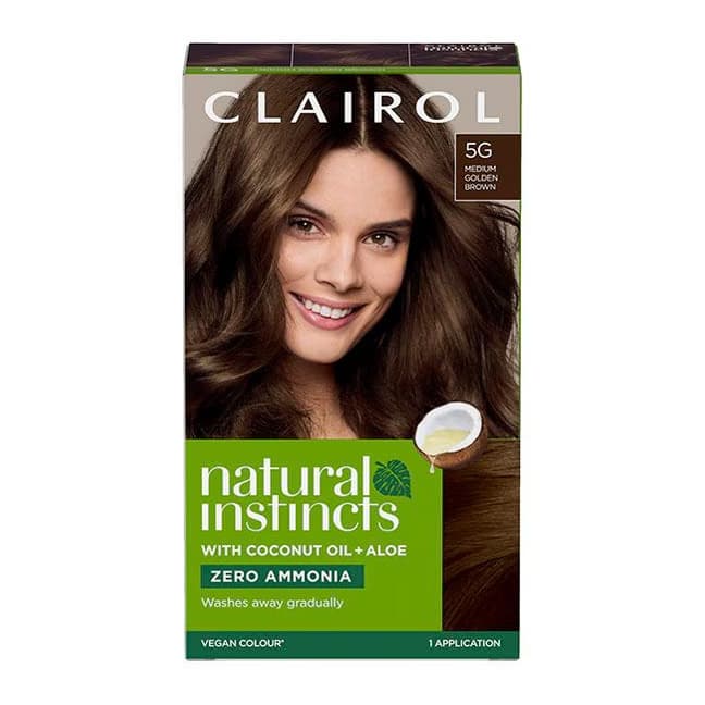 Clairol Natural Instincts Hair Dye Medium Golden Brown