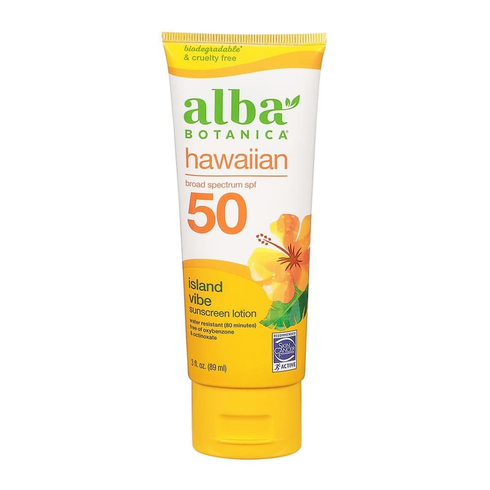 Broad Spectrum SPF 50 Hawaiian Sunscreen Lotion Island Vibe