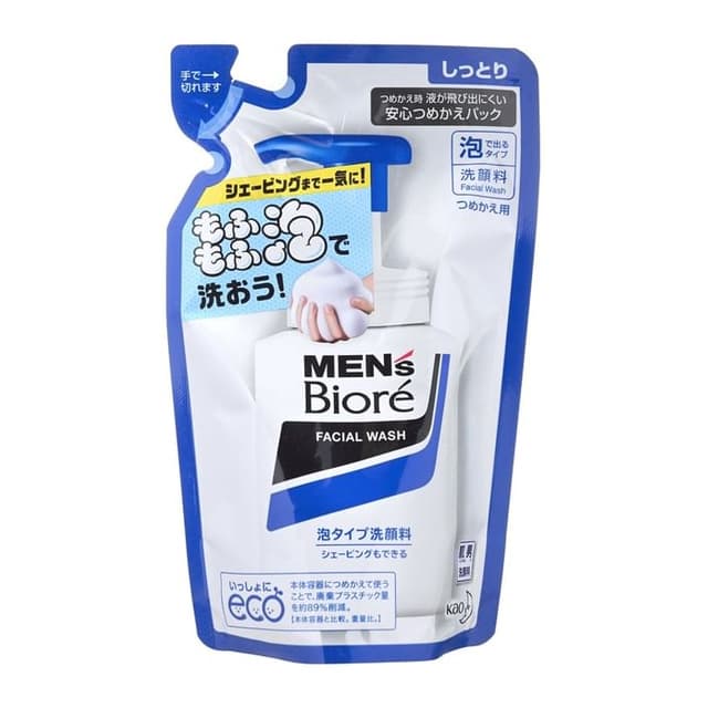 Men's Biore Foam Facial Wash, Moist