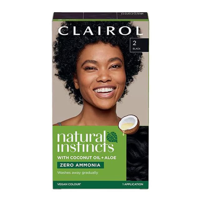 Clairol Natural Instincts Hair Dye 2 Black