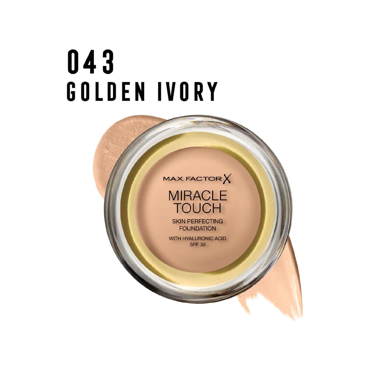 Miracle Touch Foundation SPF30 with Hyaluronic Acid, #097 Golden Ivory
