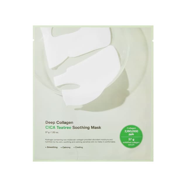 Deep Collagen Mask, Cica Teatree Soothing