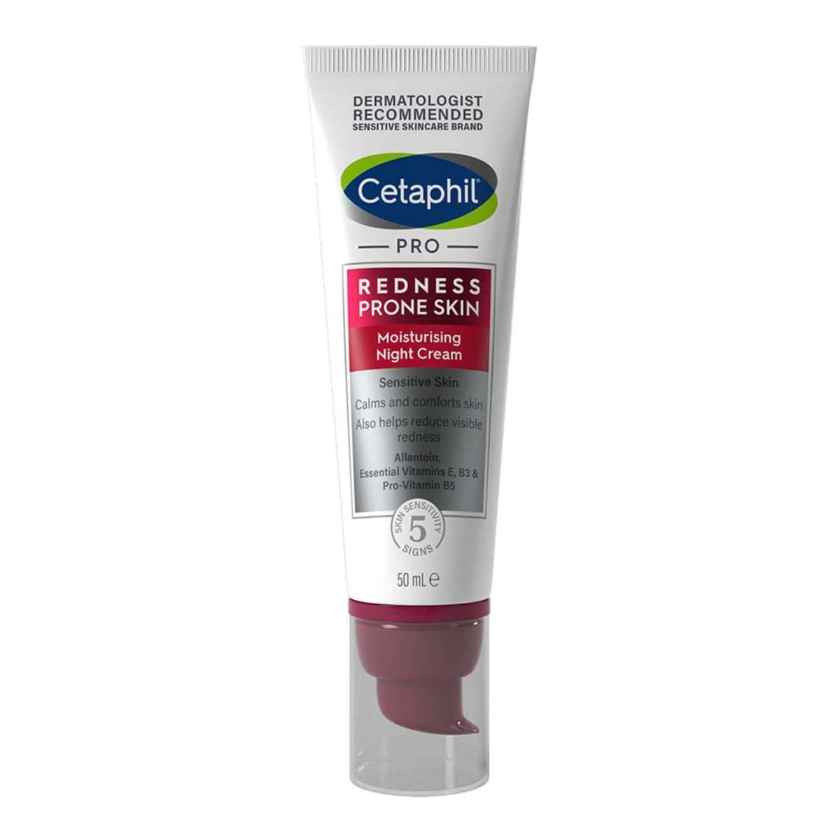 PRO Redness Prone Skin Moisturizing Night Cream, 24 Hour Moisturisation