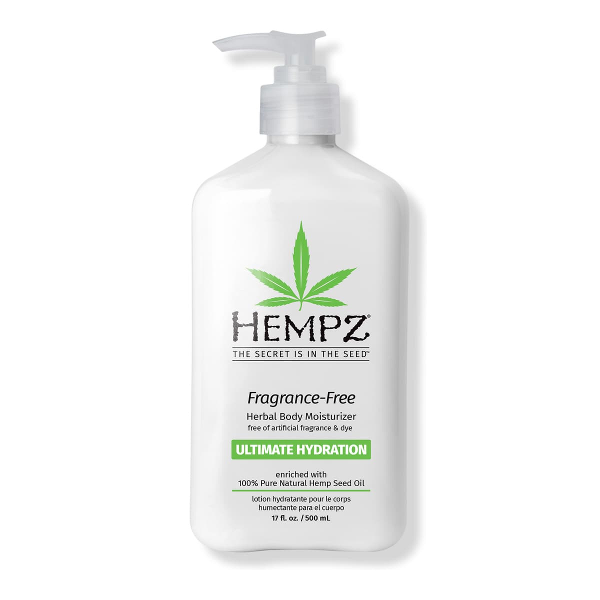 Fragrance Free Herbal Body Moisturizer