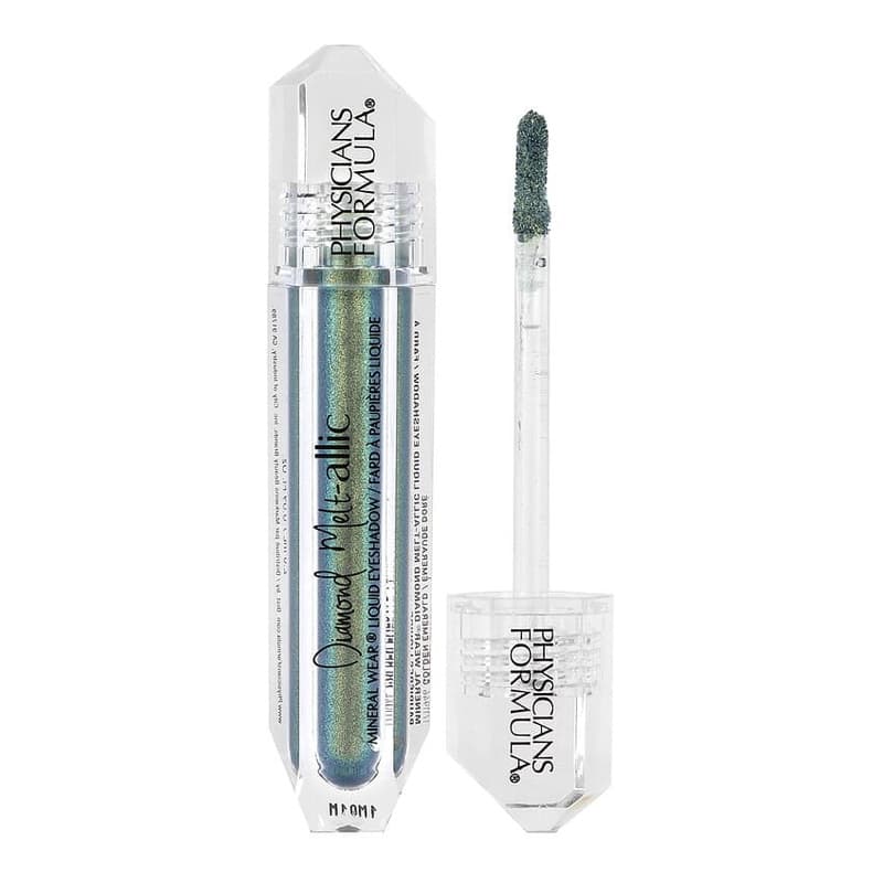 Mineral Wear, Diamond Melt-allic Liquid Eyeshadow, #1711946 Golden Emerald
