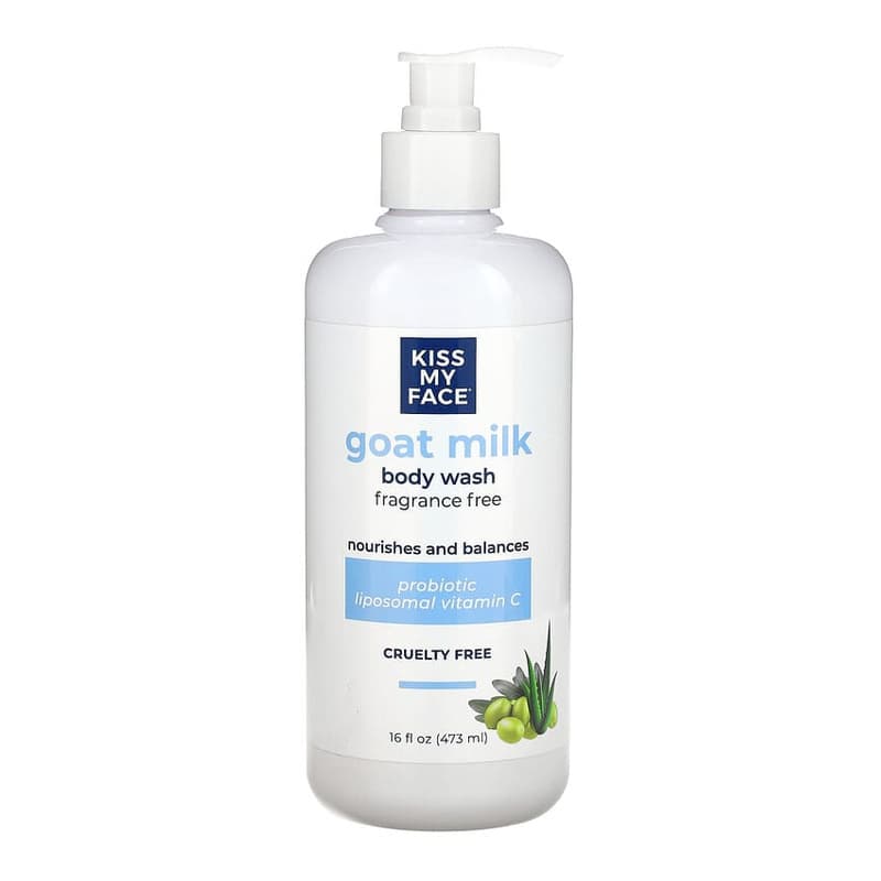 Goat Milk Body Wash, Fragrance Free (473)