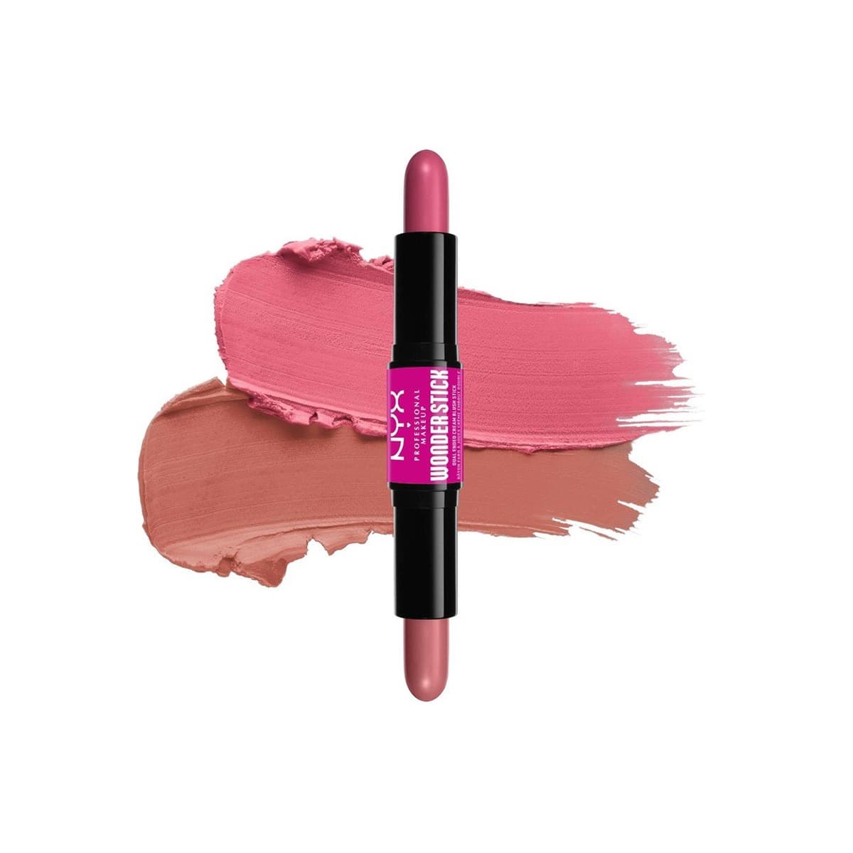Pro Makeup Wonder Stick Dual-Ended Cream Blush Stick 01 Light Peach + Baby Pink 2x (2x )