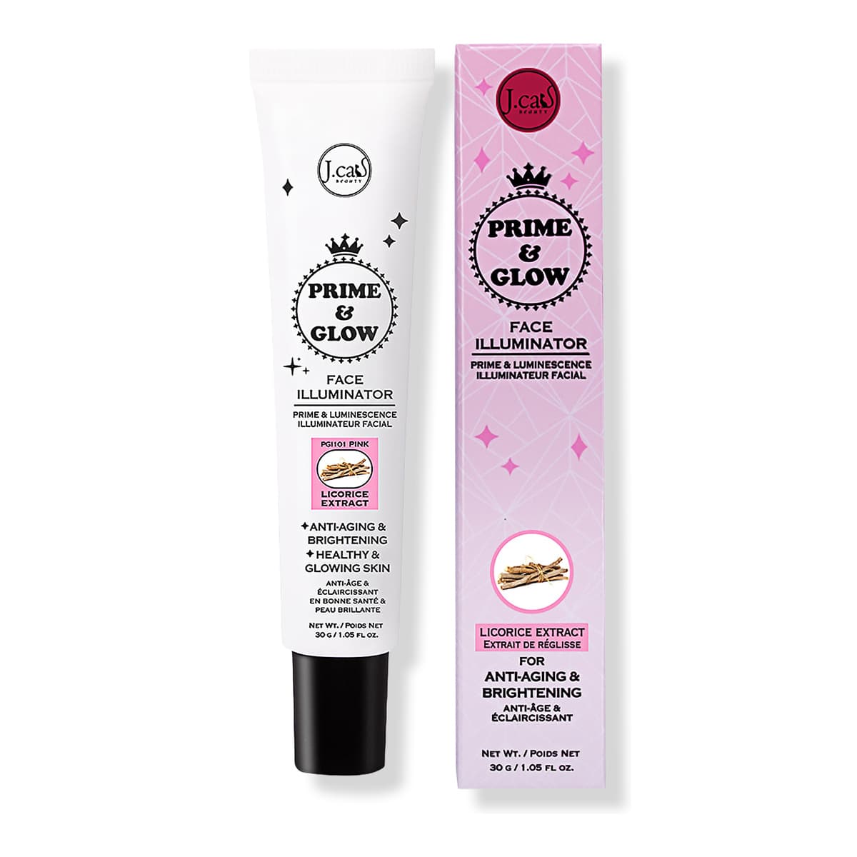 Prime & Glow Face Illuminator Licorice Extract Pink