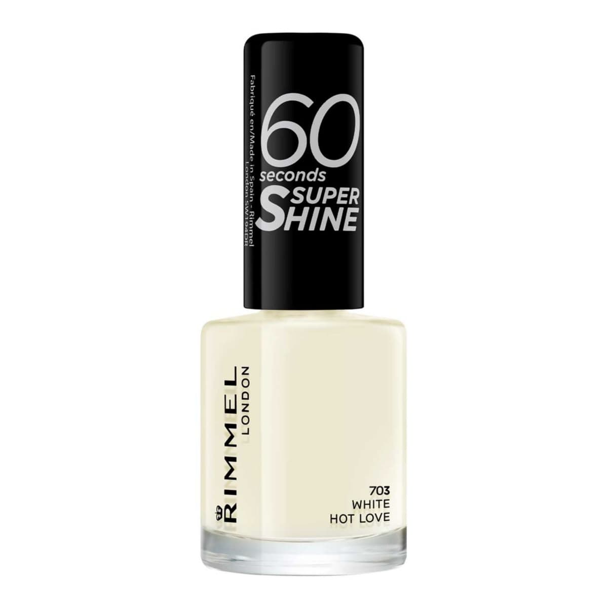 60 Seconds Super Shine Nail Polish White Hot Love