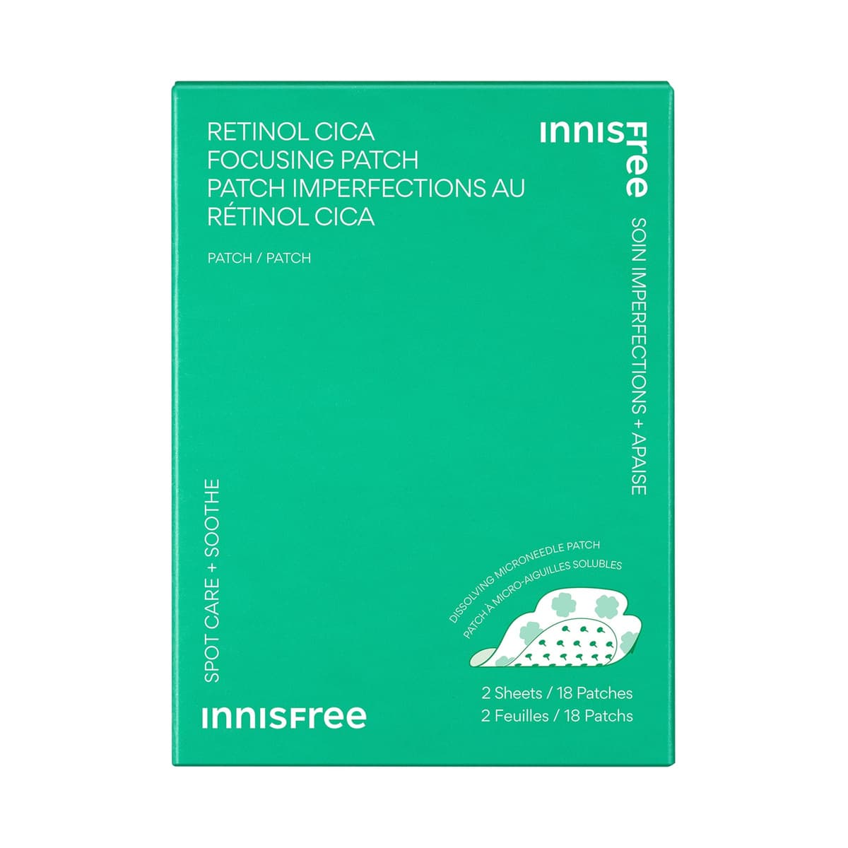 Retinol Cica Microneedle Focusing Patch