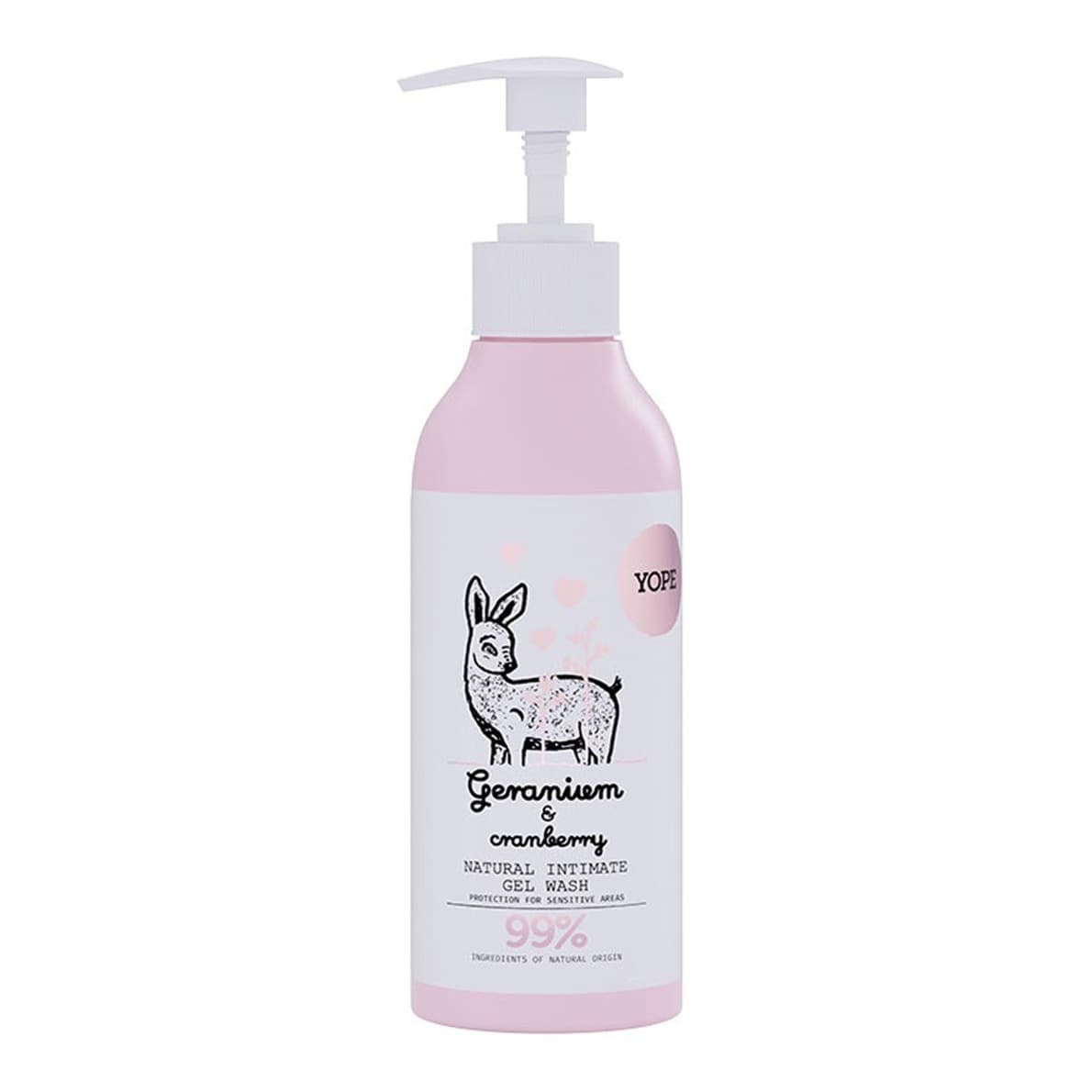 Geranium & Cranberry Natural Intimate Gel Wash