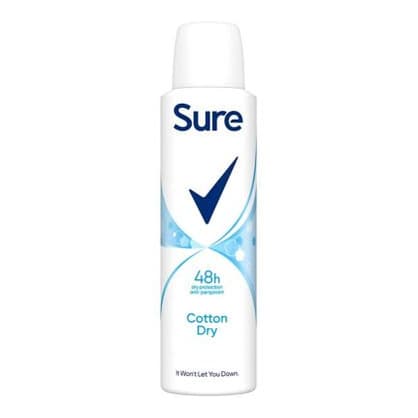 Women Antiperspirant Aerosol Cotton Dry