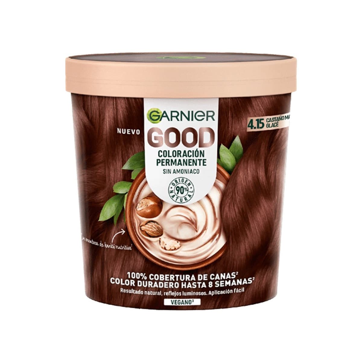 Good Permanent Hair Dye 4.15 Iced Chestnut Brown
