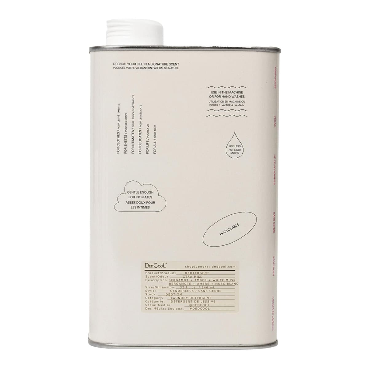 Dedtergent Xtra Milk