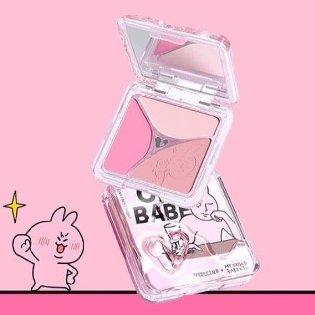 Emotion Code Tri-Color Blusher My Friend Rabbit Limited Edition, H03 So Hot