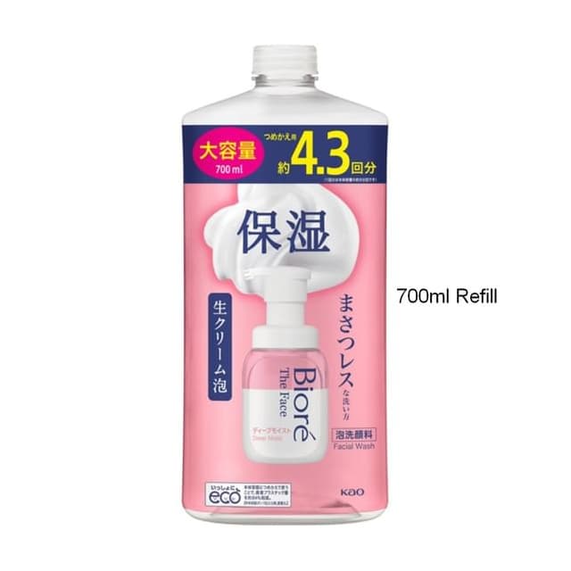 Biore The Face Foam Facial Cleanser Deep Moist