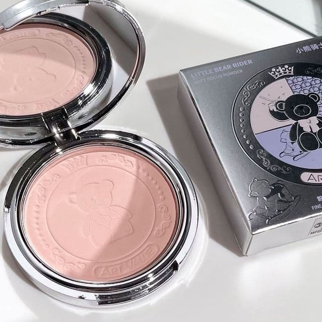 Little Bear Knight Matte Finish Powder, #01# Pink