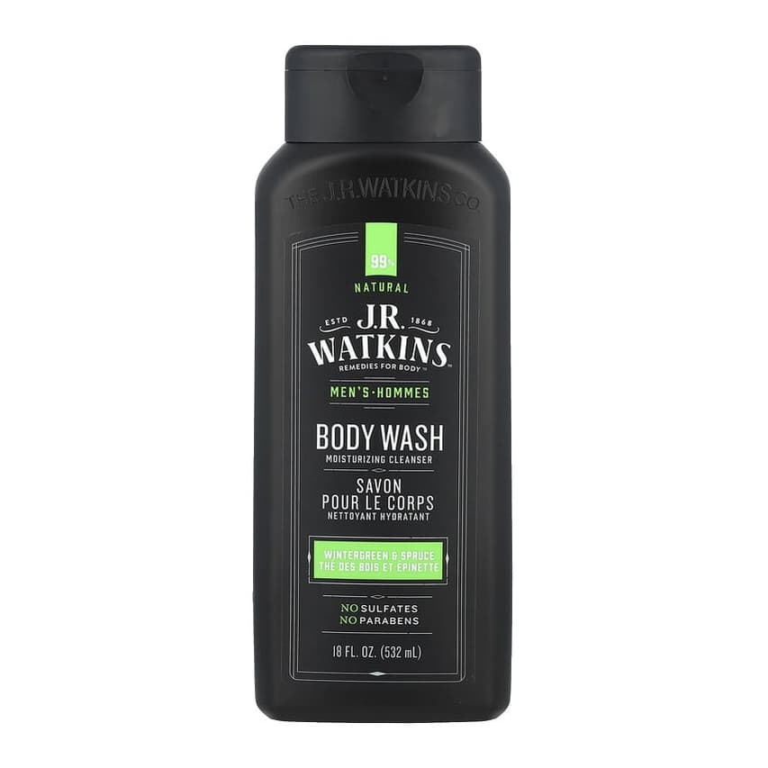 Men's Body Wash, Wintergreen & Spruce