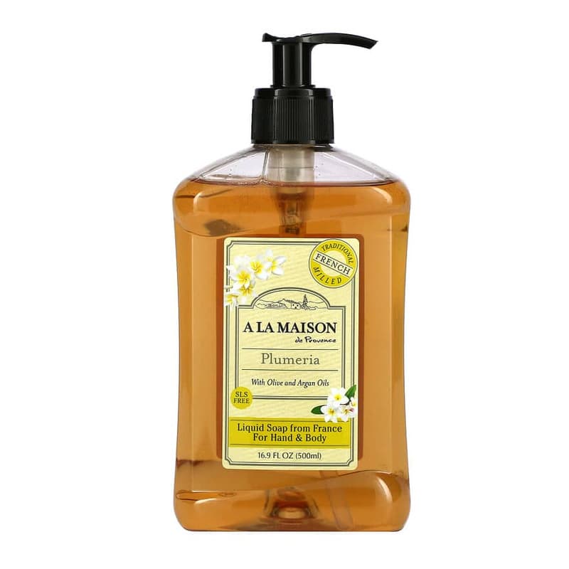 Liquid Soap For Hand & Body, Plumeria