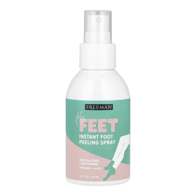 Flirty Feet, Instant Foot Peeling Spray, Coconut + Aloe