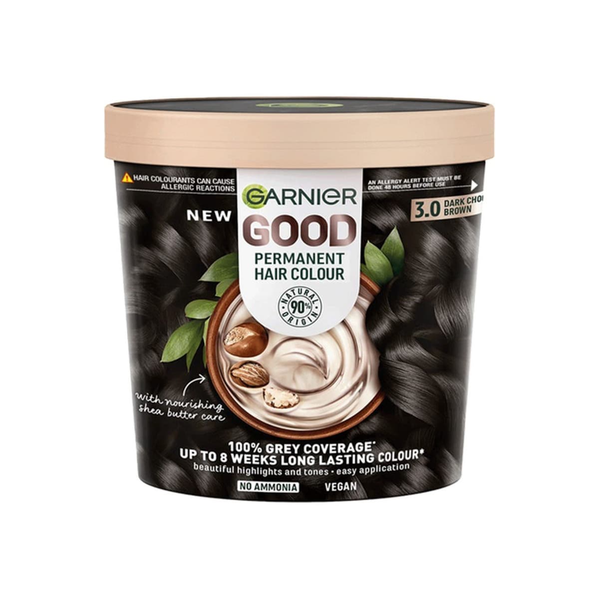 Good Permanent Hair Dye 3.0 Dark Chocolate Brown