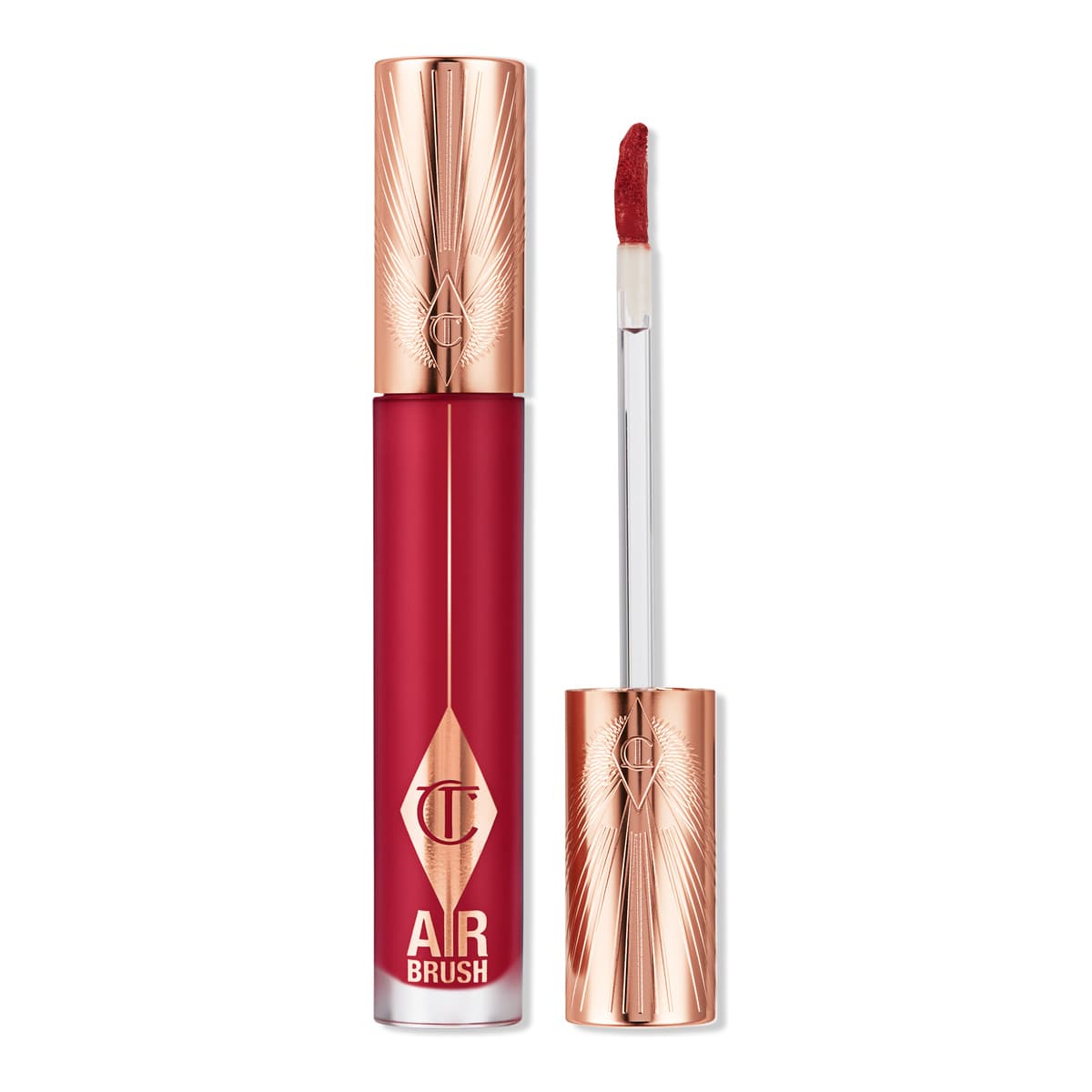 Airbrush Flawless Matte Lip Blur Liquid Lipstick, Ruby Blur