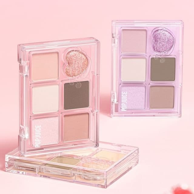 Little Heart Six-Color Eyeshadow, PK03# Grape Jelly