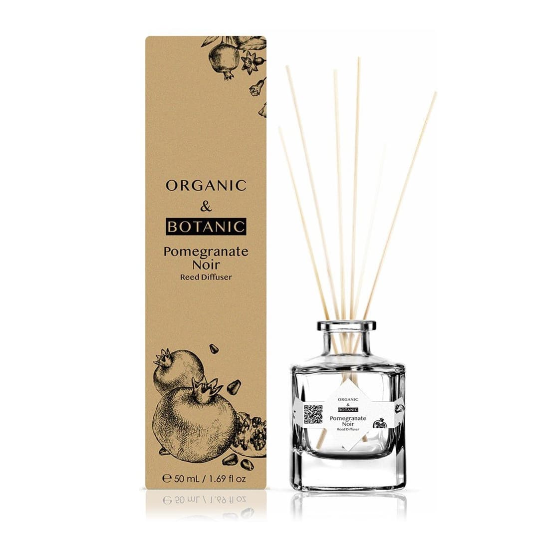 Organic&Botanic Pomegranate Noir Reed Diffuser