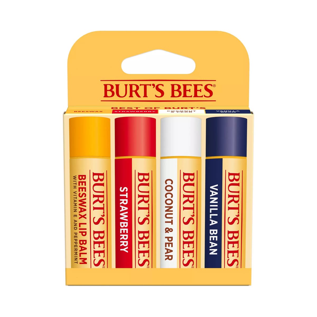 Moisturizing Lip Balm - Best of Burt's - 4pk