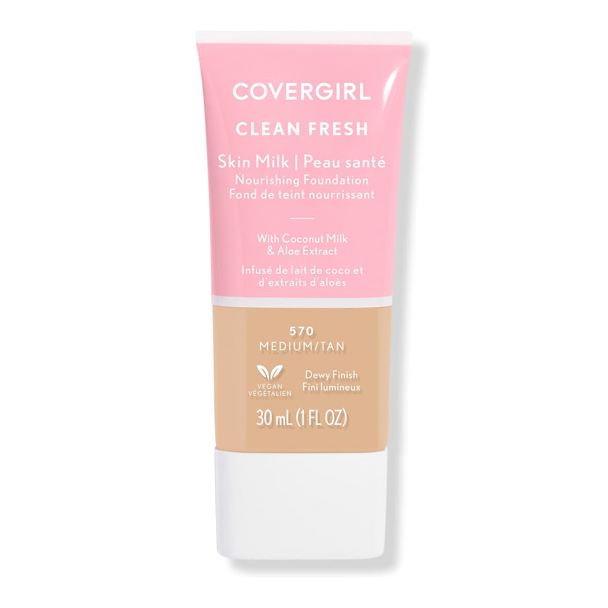 Clean Fresh Skin Milk Foundation, Medium/Tan 570