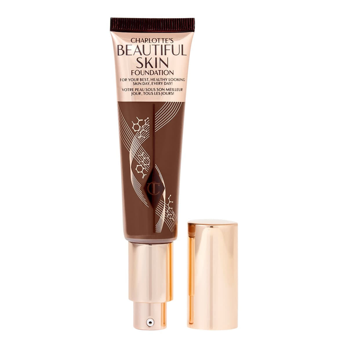 Beautiful Skin Medium Coverage Liquid Foundation with Hyaluronic Acid, #17 Neutral