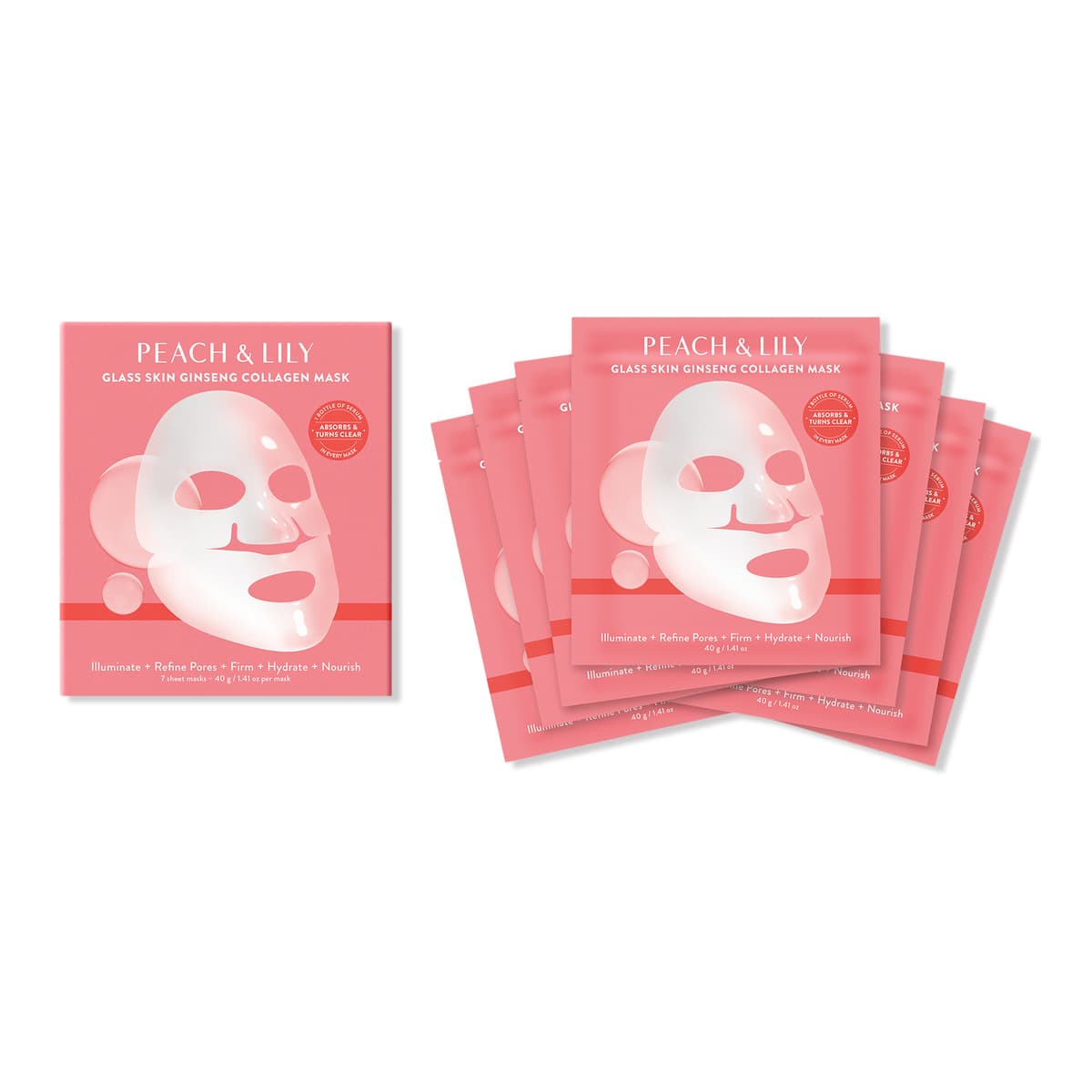 Glass Skin Ginseng Collagen Mask