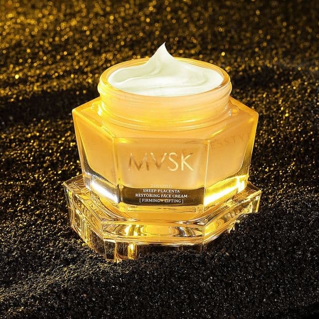 24K Gold Sheep Placenta Restoring Face Cream